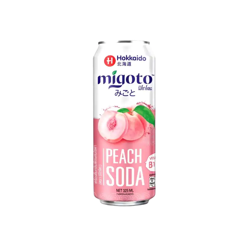 Migoto Peach Sugar Free Soda