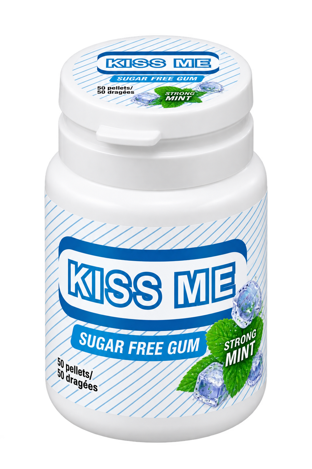 Kiss Me Sugar Free Bottle (64g) - Strongmint