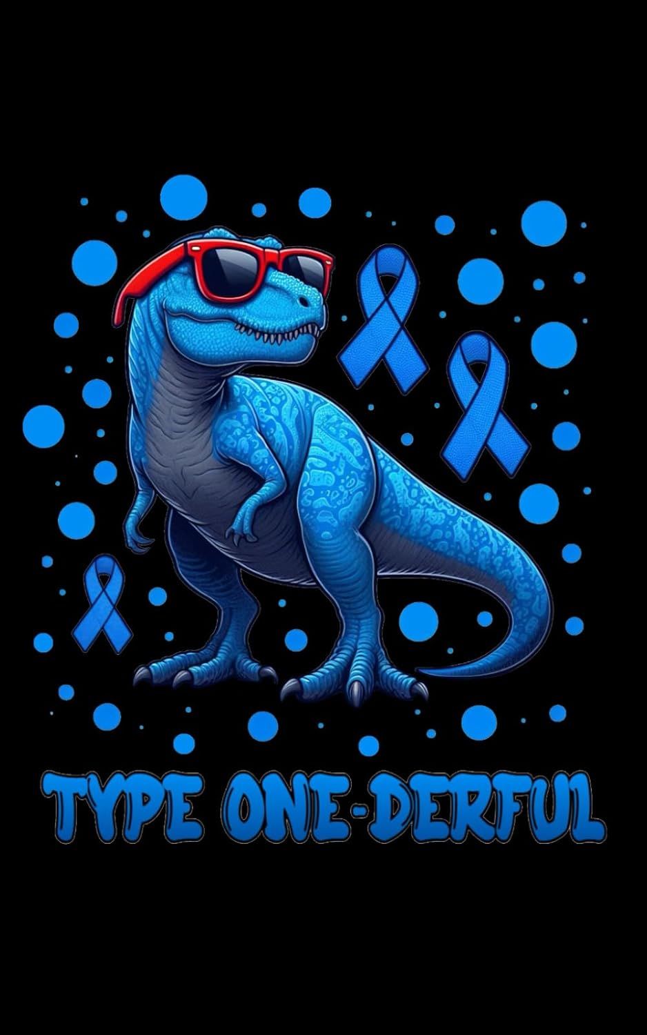 Dinosaur Type One-Derful Diabetic Logbook - 1 Year