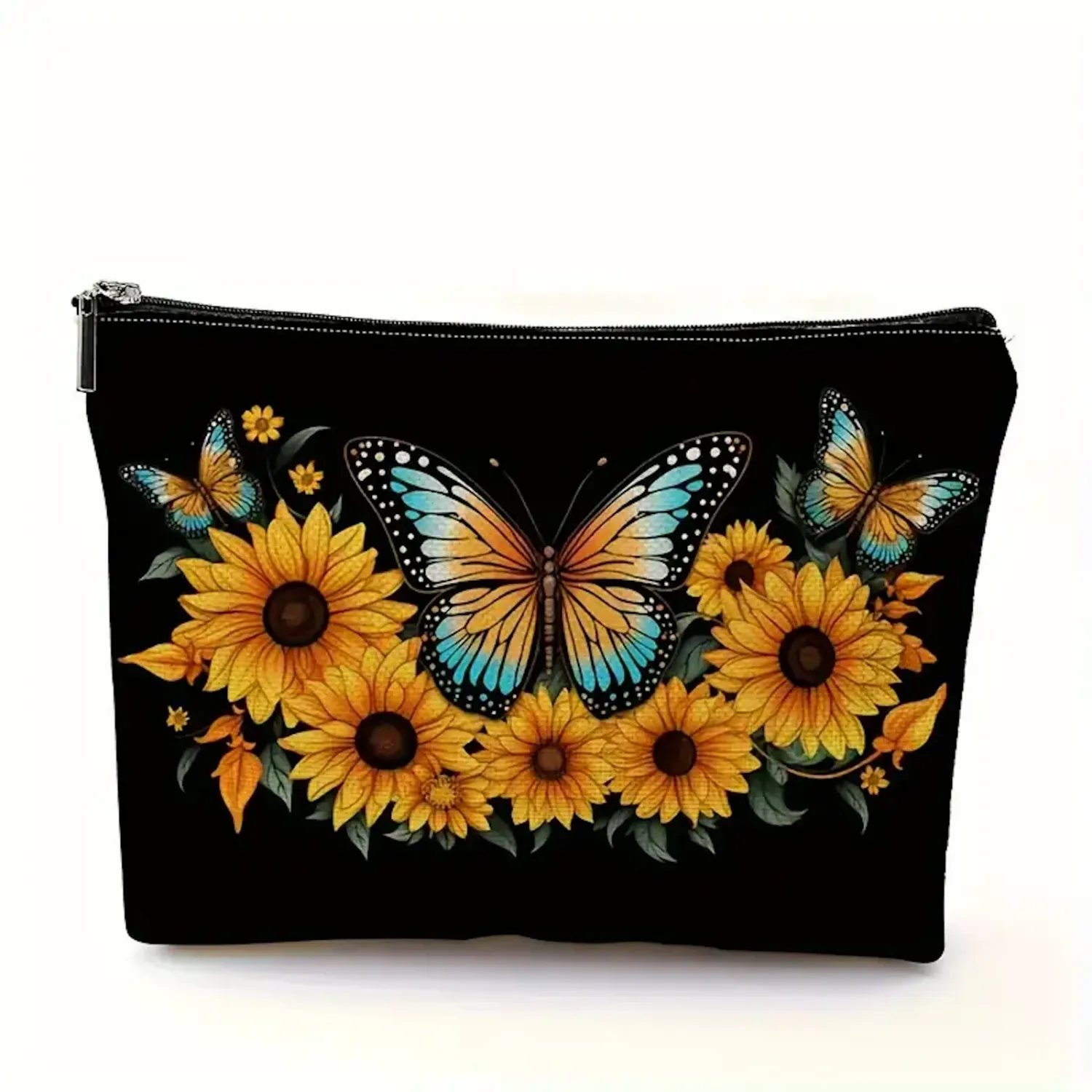 Butterflies and flowers Pouch