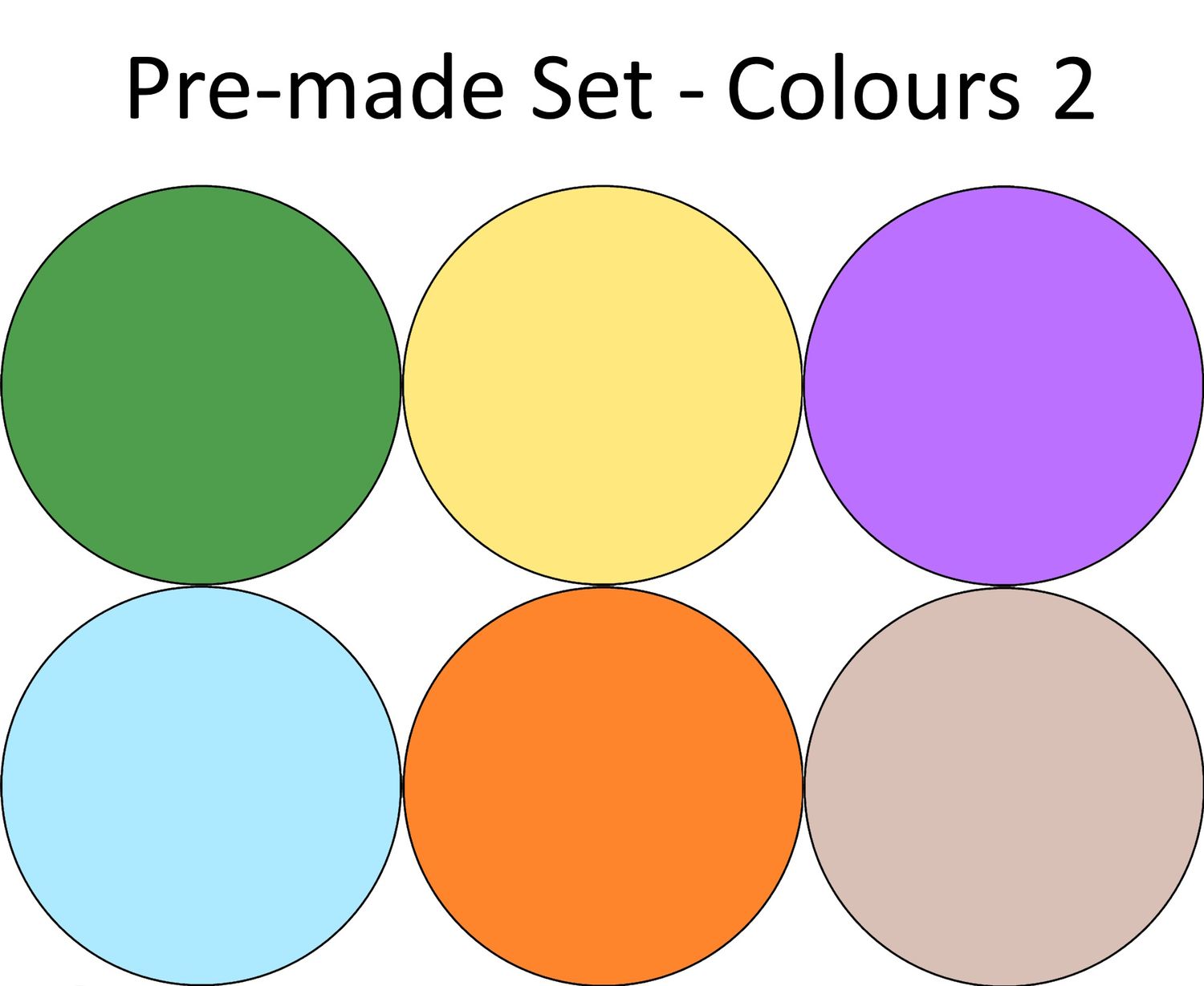 Pre-made Packs - G7/Libre2 - Colours Set 2