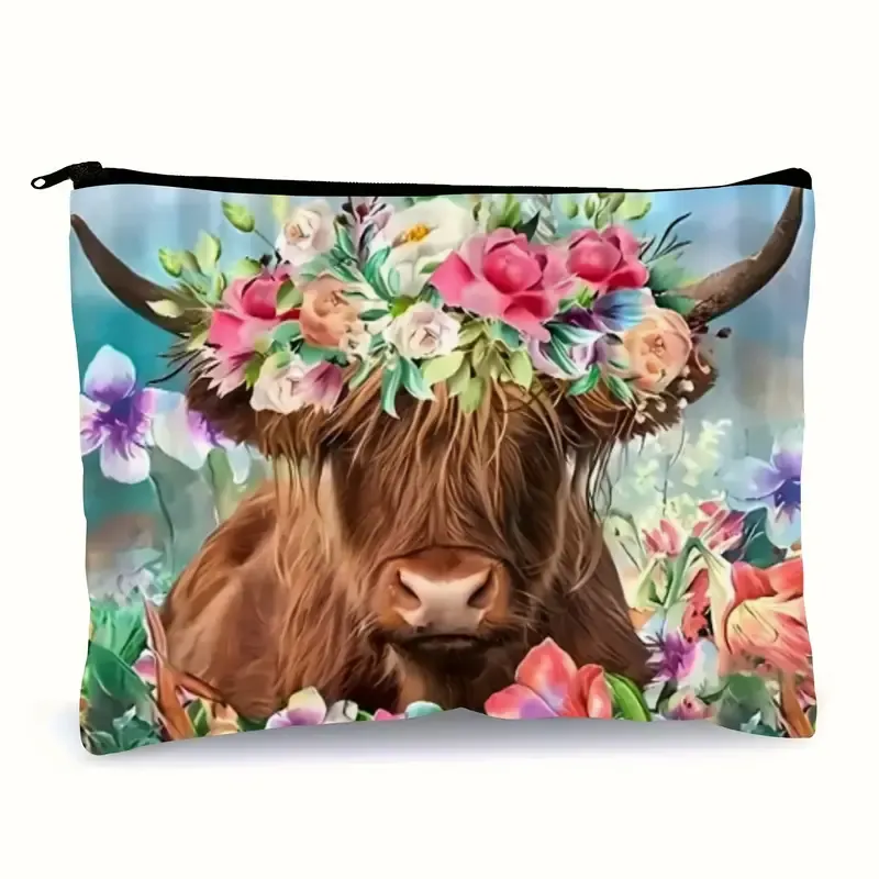 Highland Cow Pouch