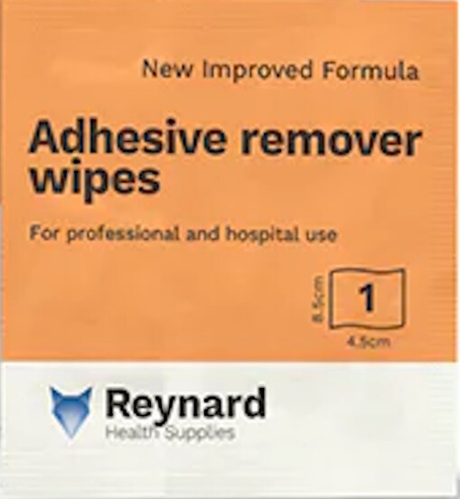 Reynard Adhesive Remover Wipe - SINGLE