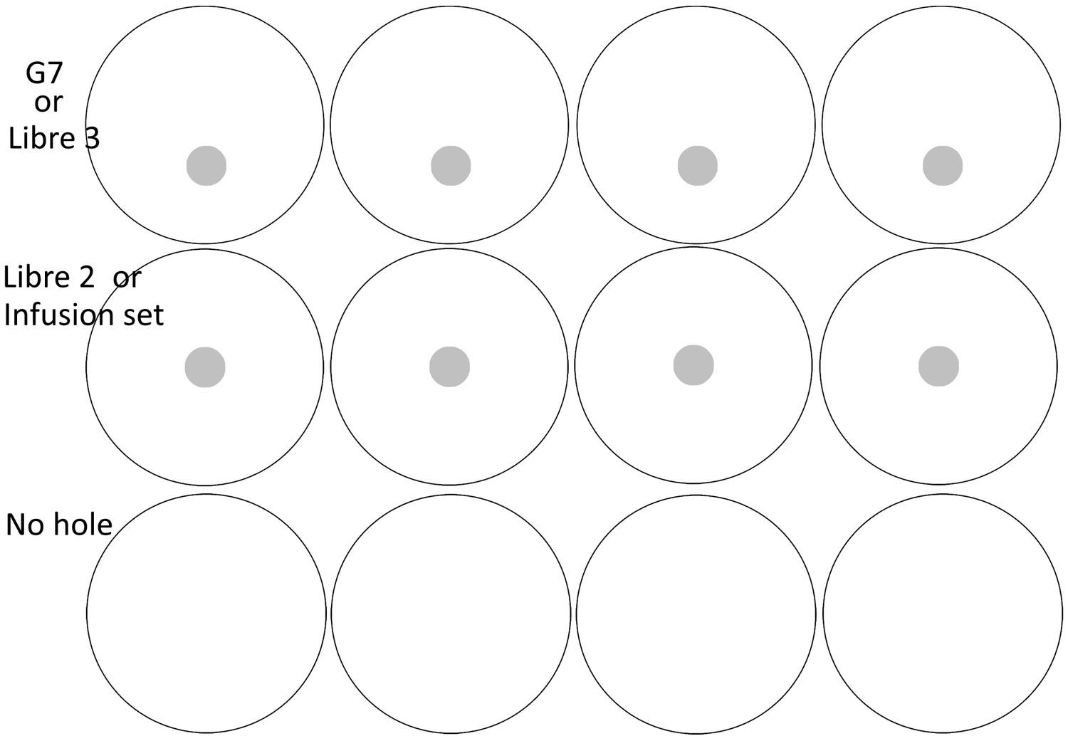 Special Order for Cassie - Underlay Patches - Set of 5