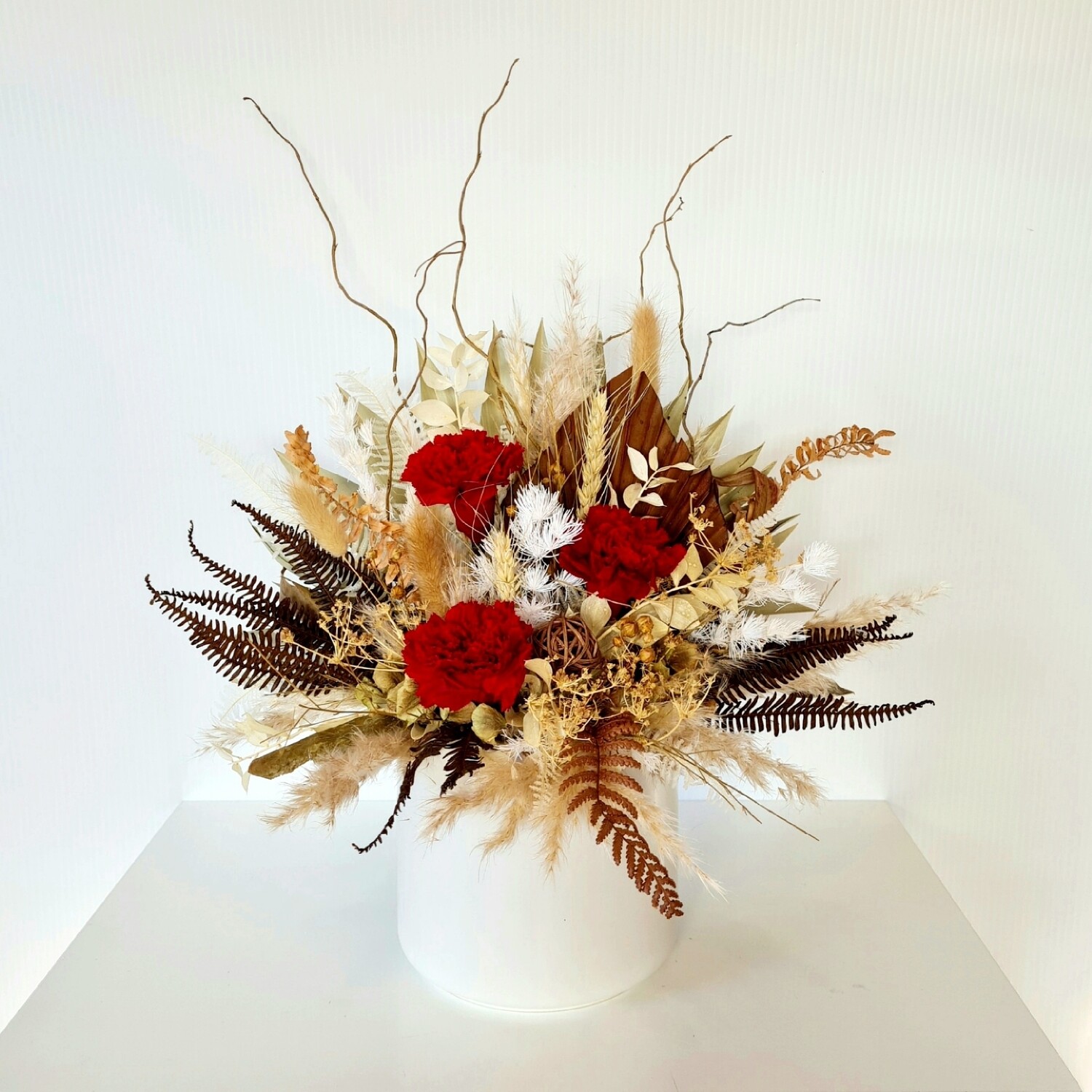 Scarlet | Captivating Dried Floral Arrangement in Pot