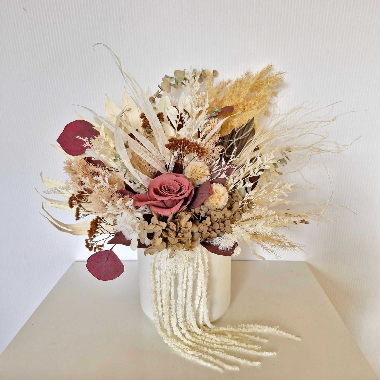 Beloved | Dried Floral Arrangement in Ceramic Pot
