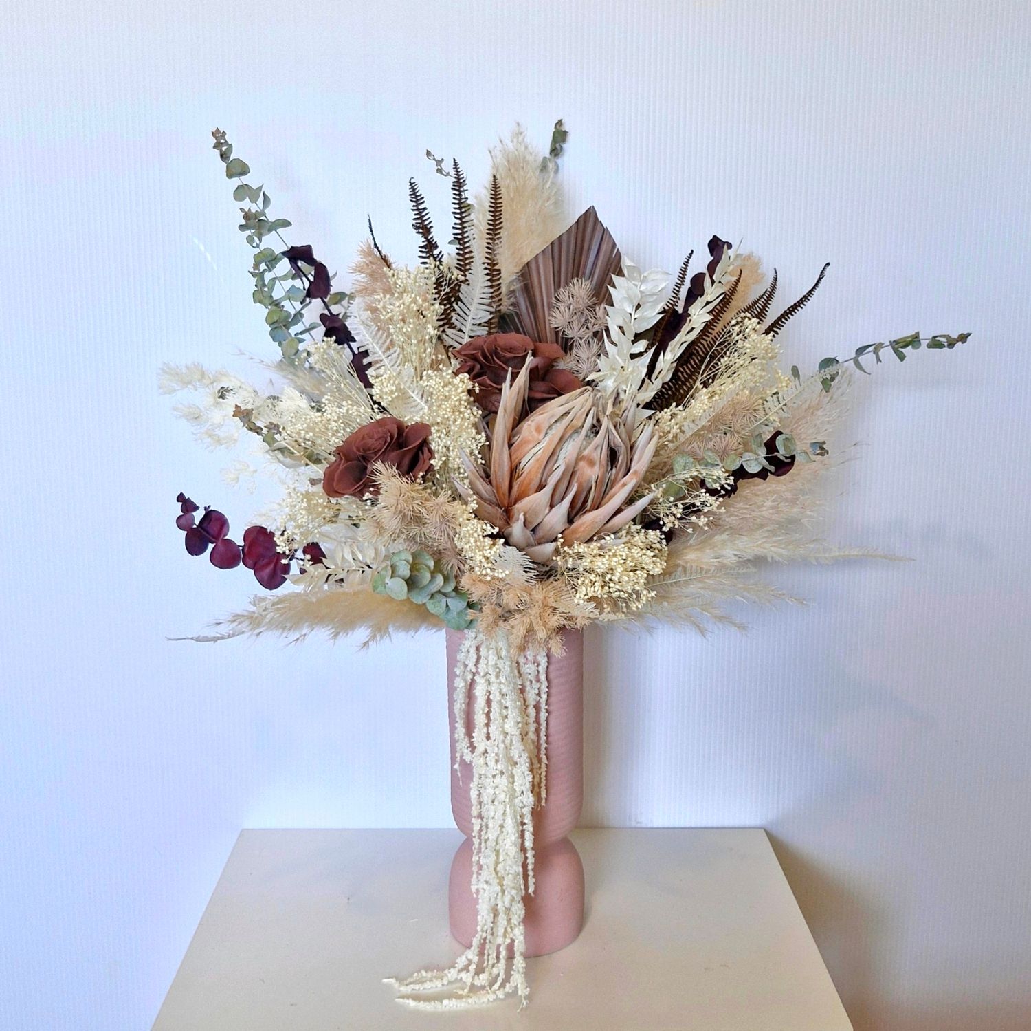 Enchanting | Dried Flower Arrangement in Stylish Vase