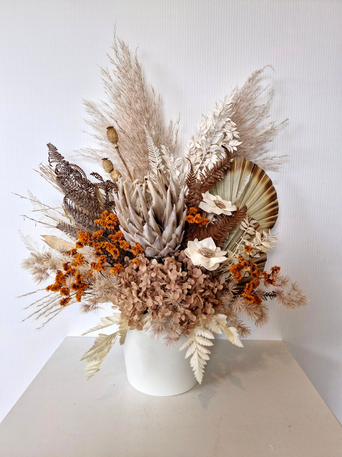 Ember | Warm Dried Flower Arrangement
