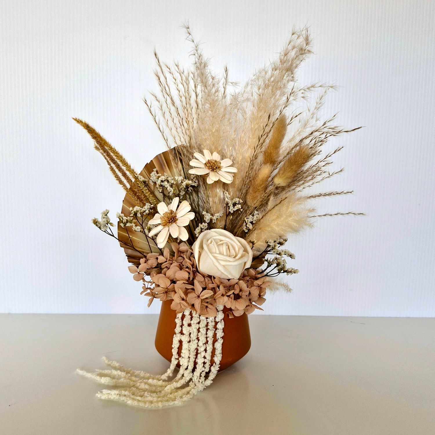 April | Dried Floral Arrangement in a vase