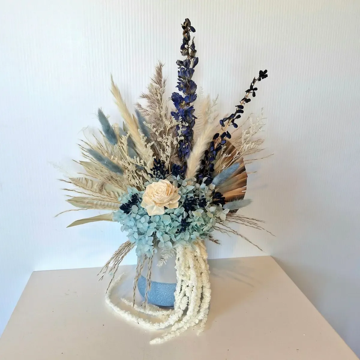 Daydream | Dried Flower Arrangement in Blue Tones