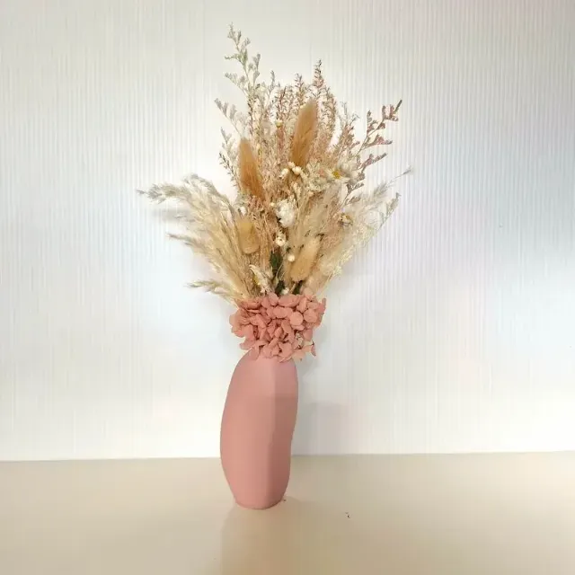 Glow | Dried Floral Arrangement in Ned Collections Vase