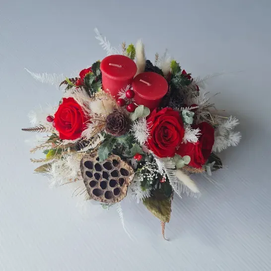 Noël | Dried Floral Centerpiece Arrangement