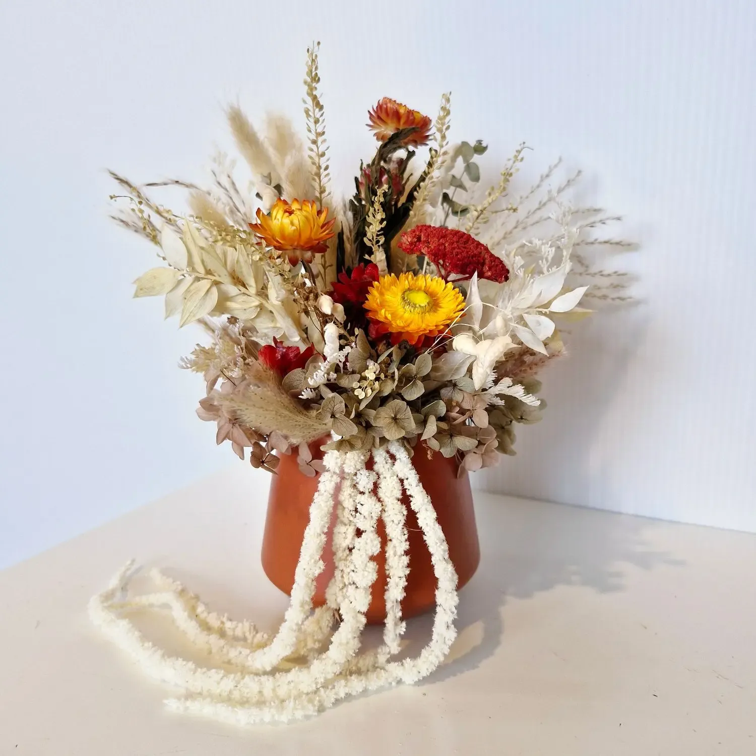 Maple | Autumn Dried Flower Arrangement in Pot