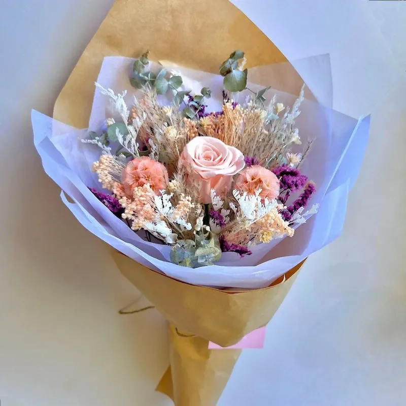 Blessed | Pastel Dried Floral Bouquet