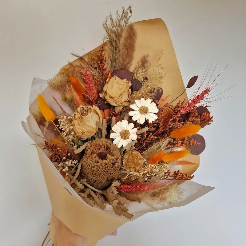 Embrace | Autumnal Dried Floral Bouquet