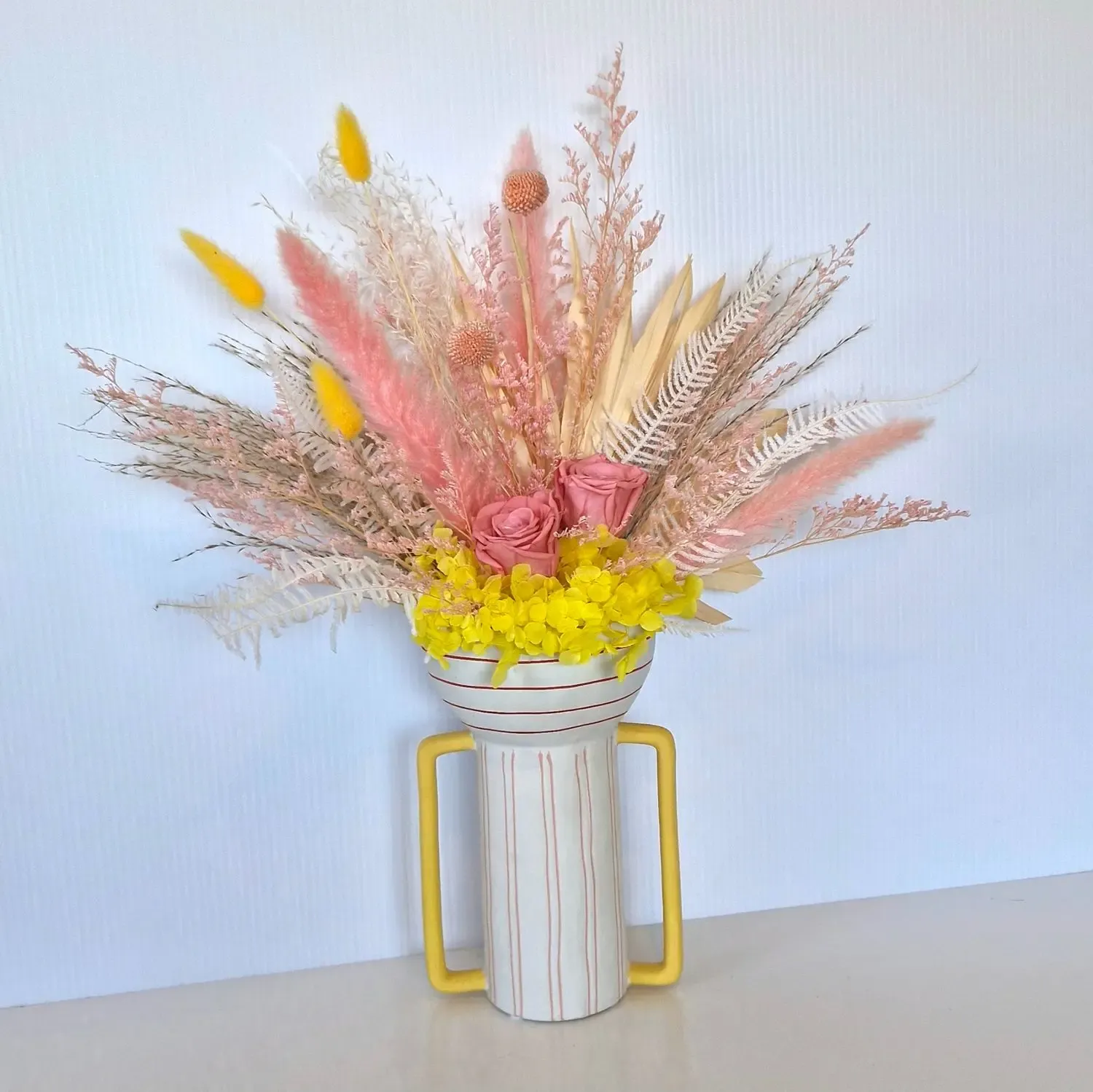 Good Vibes | Cheerful Dried Floral Vase Arrangement