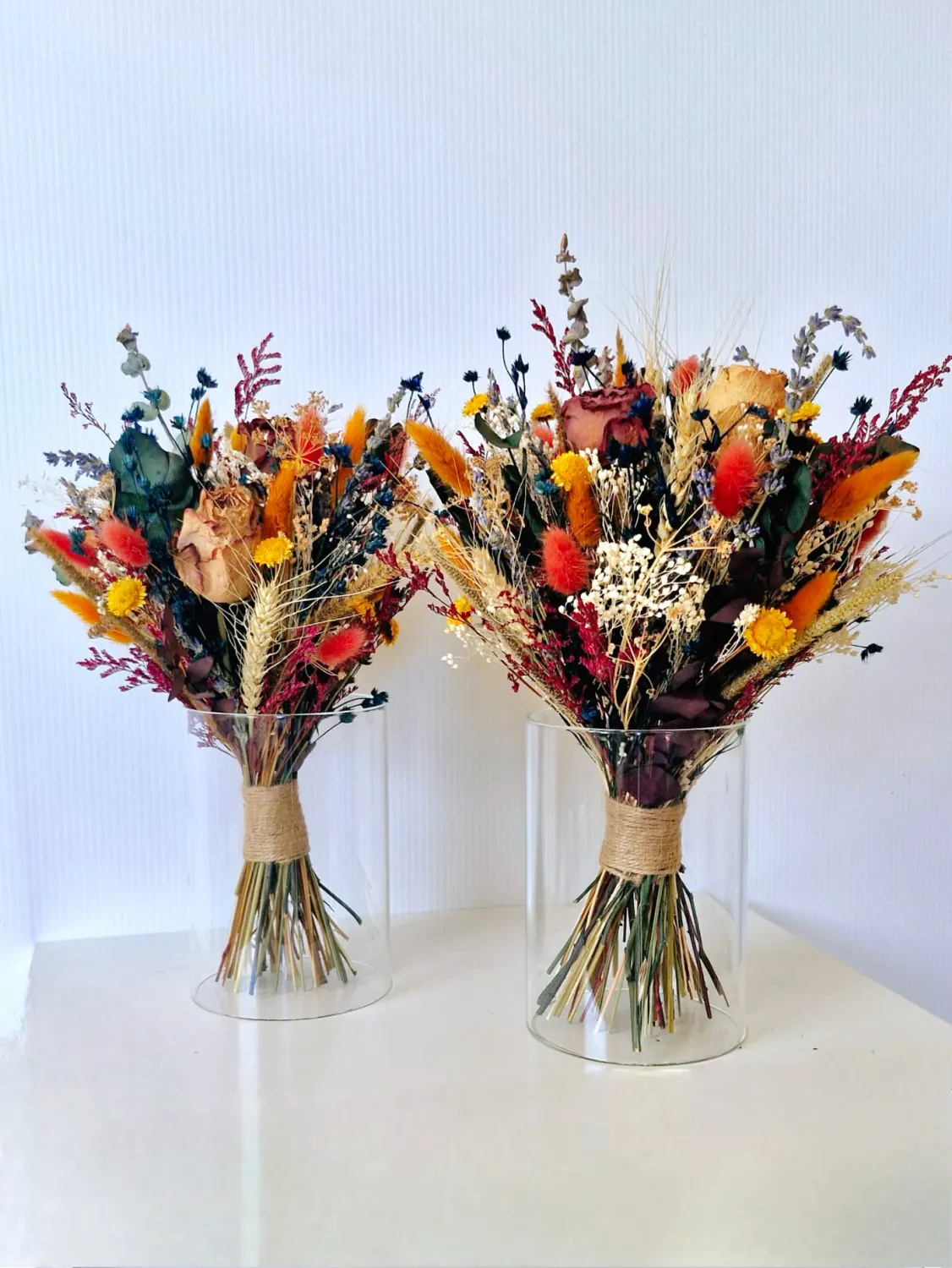 Bridesmaid and Bridal Bouquet
