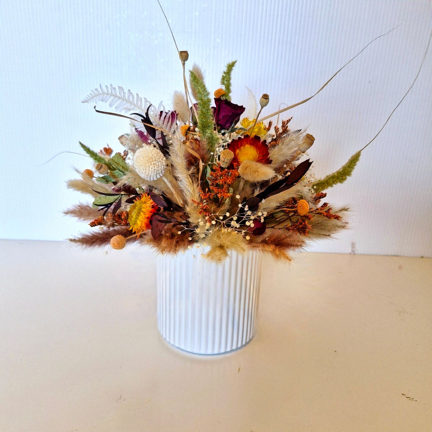Havana | Bright Dried Floral Pot Arrangement