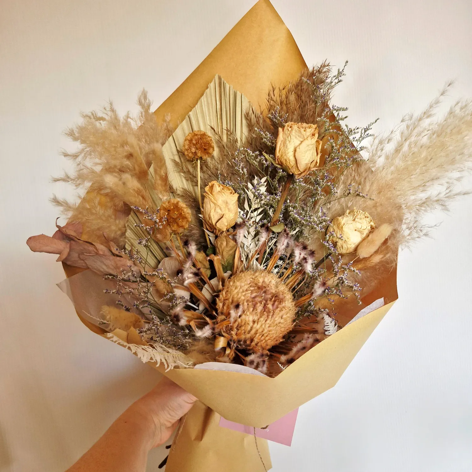Boho | Dried Flower Bouquet in Neutral Tones