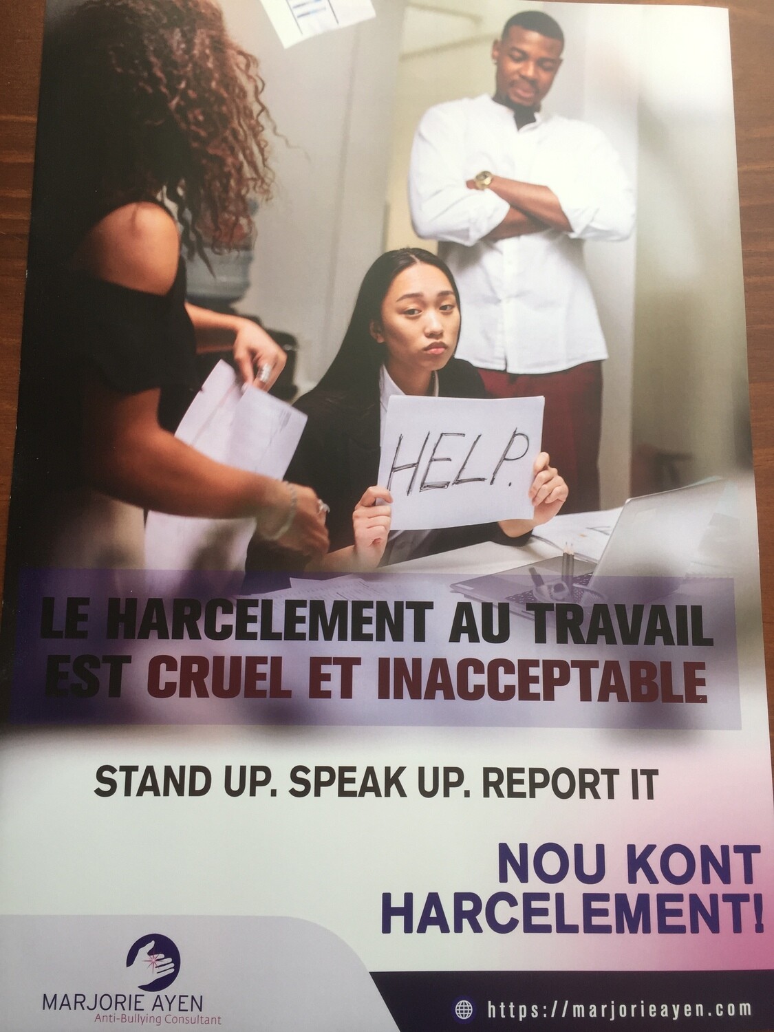 Workplace Bullying poster