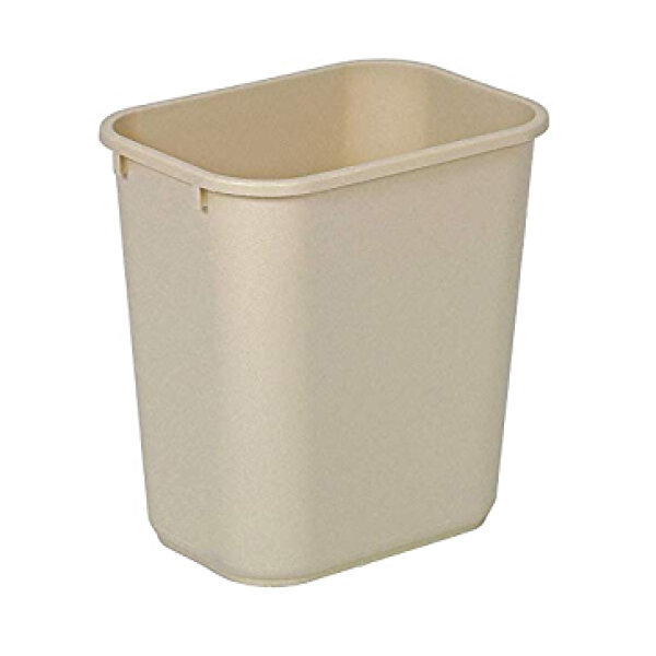Rubbermaid 8 qt. Wastebasket Beig