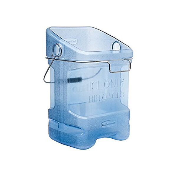 Rubbermaid Ice Tote w/bin Hook Trans Blue