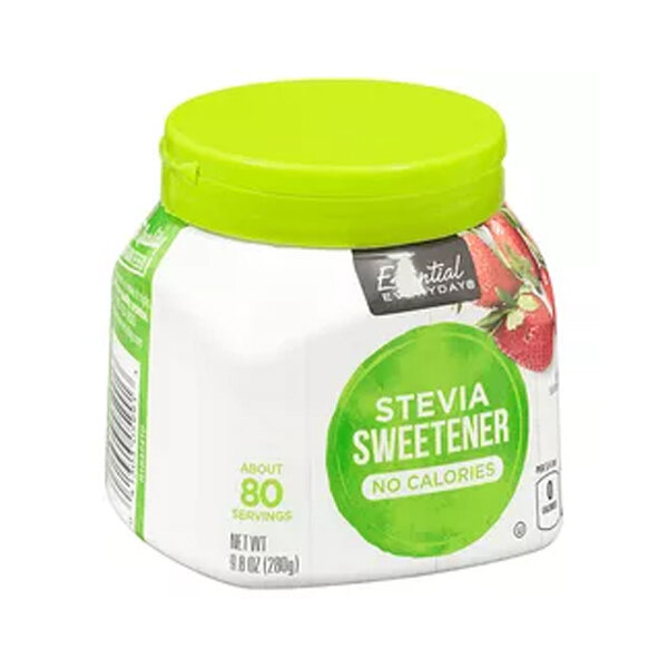 ESSENTIALDAY STEVIA SWEETENER JAR 6X9.8OZ