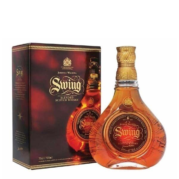 JOHNNIE WALKER SWING BLENDED SCOTCH WHISKY 12X75CL
