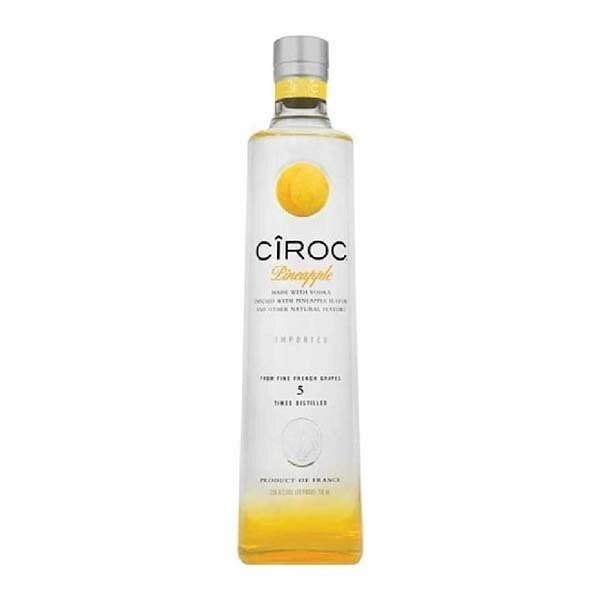 CIROC PINEAPPLE VODKA 12X750ML