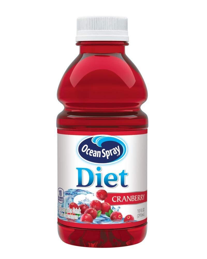 OCEAN SPRAY DIET CRANBERRY JUICE 24X10OZ