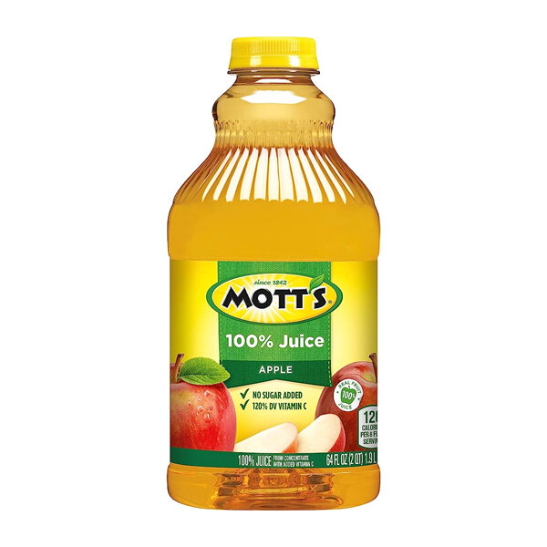 MOTT&#39;S 100% APPLE JUICE 8X64OZ