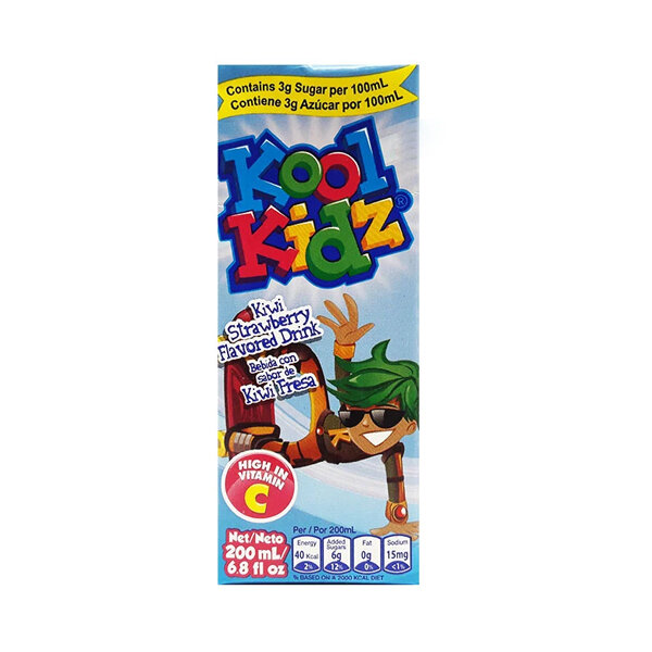 KOOL KIDZ KIWI STRAWBERRY 24X200ML