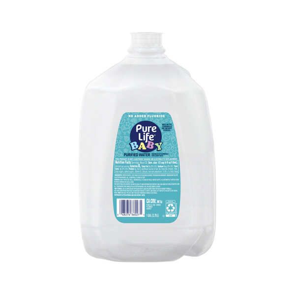PURE LIFE BABY PURIFIED WATER W/ NO ADDED FLUORIDE  6X1GAL