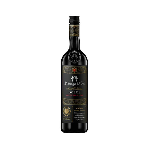 MENAGE-A-TROIS SWEET COLLECTION DOLCE RED WINE 12X750ML