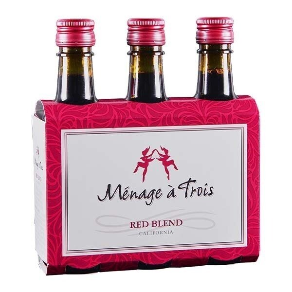 MENAGE-A-TROIS RED WINE 24X187ML