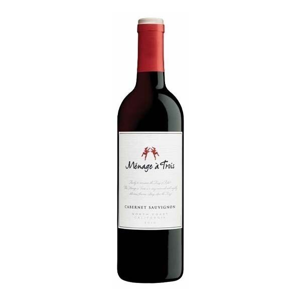 MENAGE-A-TROIS CABERNET SAUVIGNON RED WINE 12X750ML
