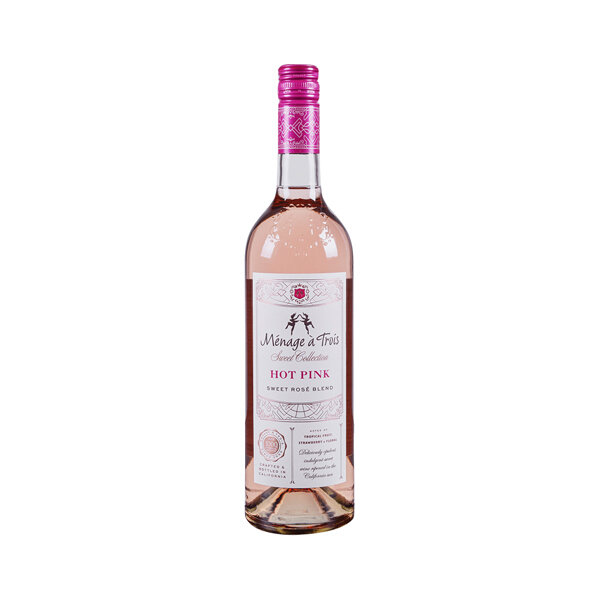 D-MENAGE-A-TROIS SWEET COLLECTION HOT PINK ROSE WINE 12X750ML