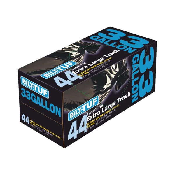 BILT-TUF TRASH BAG XL 3X100X33GAL