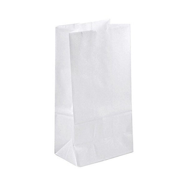 AJM WHITE PAPER BAG 4# 1X500CT