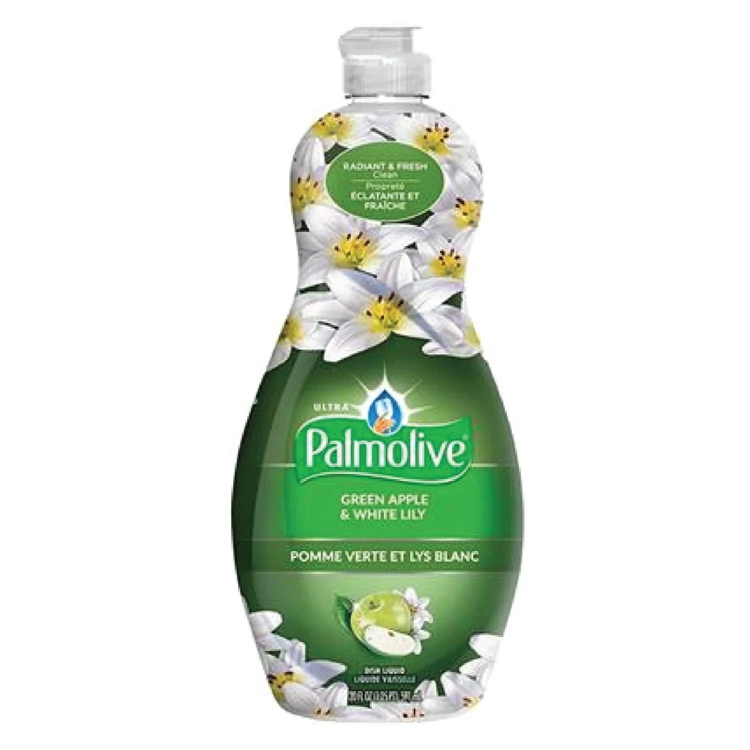 PALMOLIVE ULTRA DISHWASHING LIQUID GREEN APPLE &amp; WHITE LILY 9X20OZ