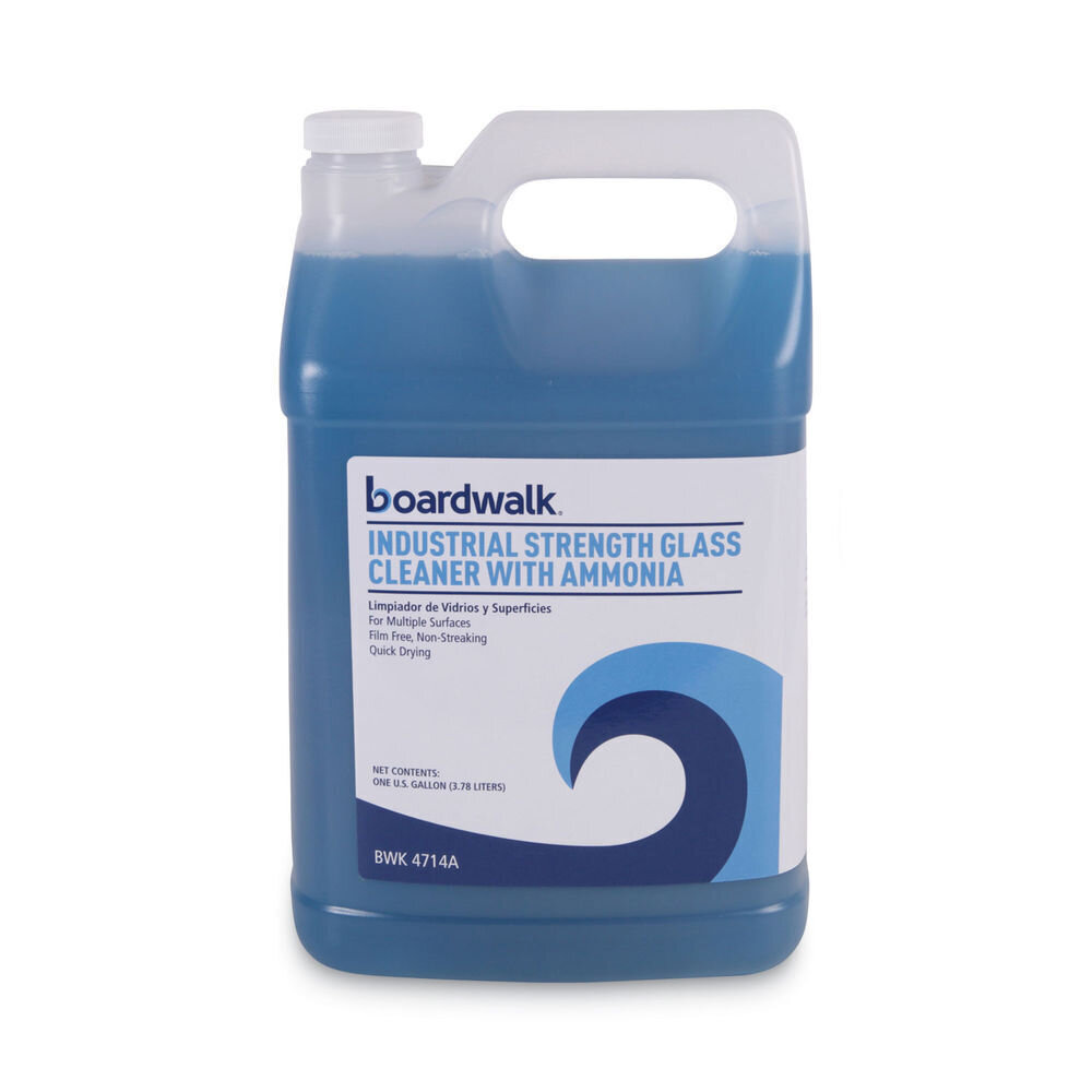 BOARDWALK STRENGHT INDUSTRIAL GLASS CLEANER W/ AMMONIA 4X1GAL