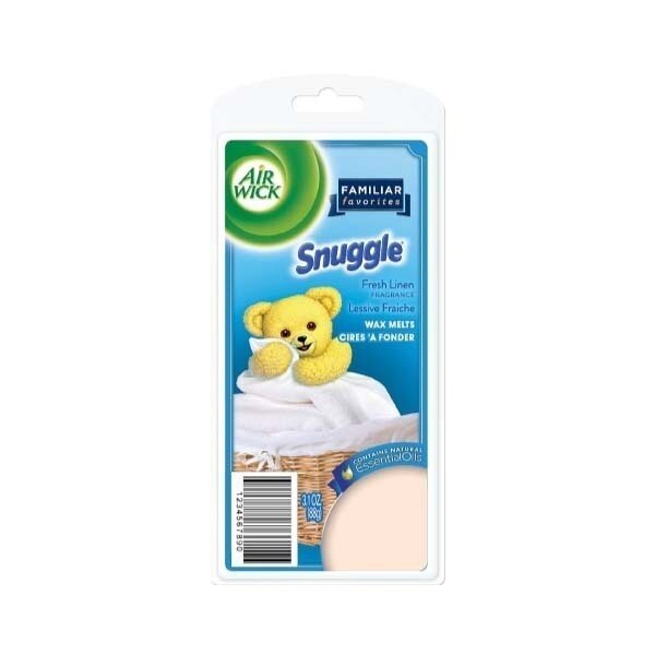 D-AIRWICK WAX MELTS SNUGGLE FRESH LINEN 8X3.1OZ