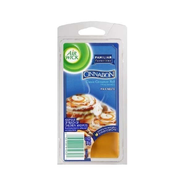 D-AIRWICK WAX MELTS CINNABON CLASSIC CINNAMON ROLL SCENT 8X3.1OZ