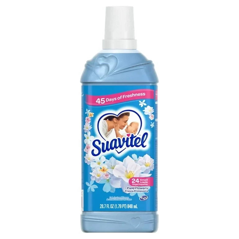SUAVITEL FIELD OF FLOWERS LIQUID FABRIC SOFTENER 12X28.7OZ