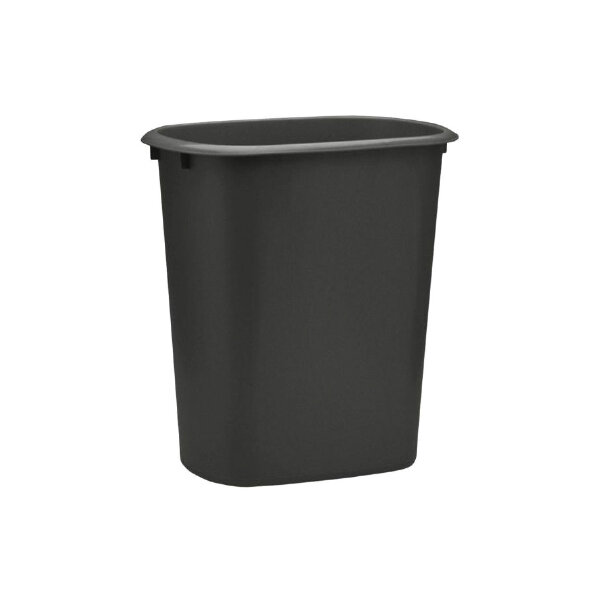UNITED SOLUTION 40QT WASTEBASKET BLACK 6X1