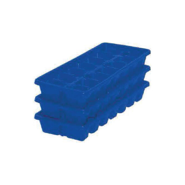 UNITED SOLUTION 3PK ICE TRAY BLUE 24X3