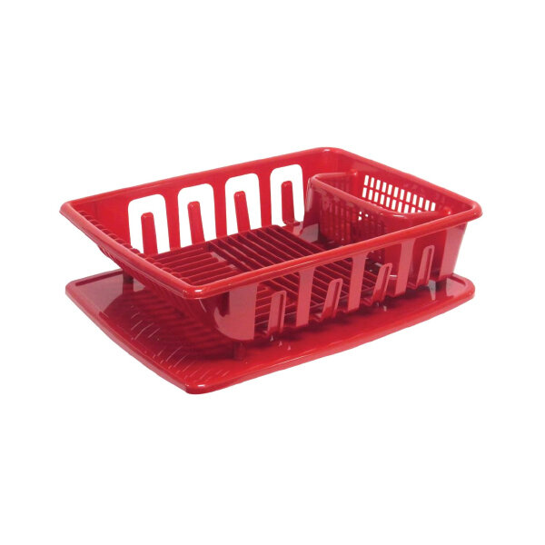 UNITED SOLUTION 2 PC LARGE SINK SET RED 6X1