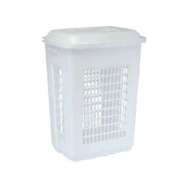 UNITED SOLUTION 2 BSHL RECT HAMPER  WHITE 8X1