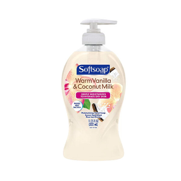 SOFTSOAP HAND SOAP WARM VANILLA &amp; COCONUT MILK 6X11.25OZ