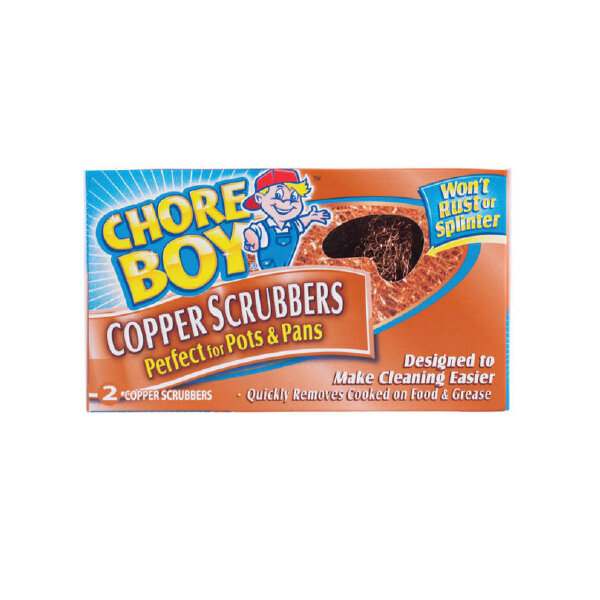 CHORE BOY COPPER SCOURING PADS 12X2CT